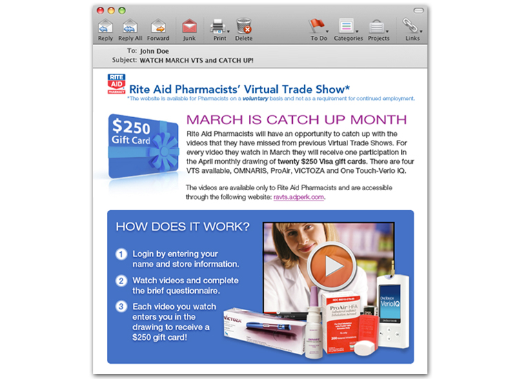 Rite Aid Virtual Tradeshow Email
